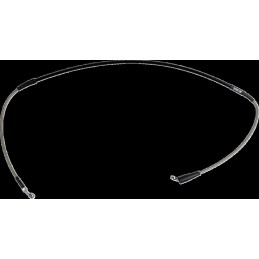 Latiguillo de freno de acero inoxidable trenzado Moose Racing - H02-1-065/P-CL