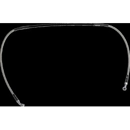 Latiguillo de freno de acero inoxidable trenzado Moose Racing - H02-1-066/P-CL