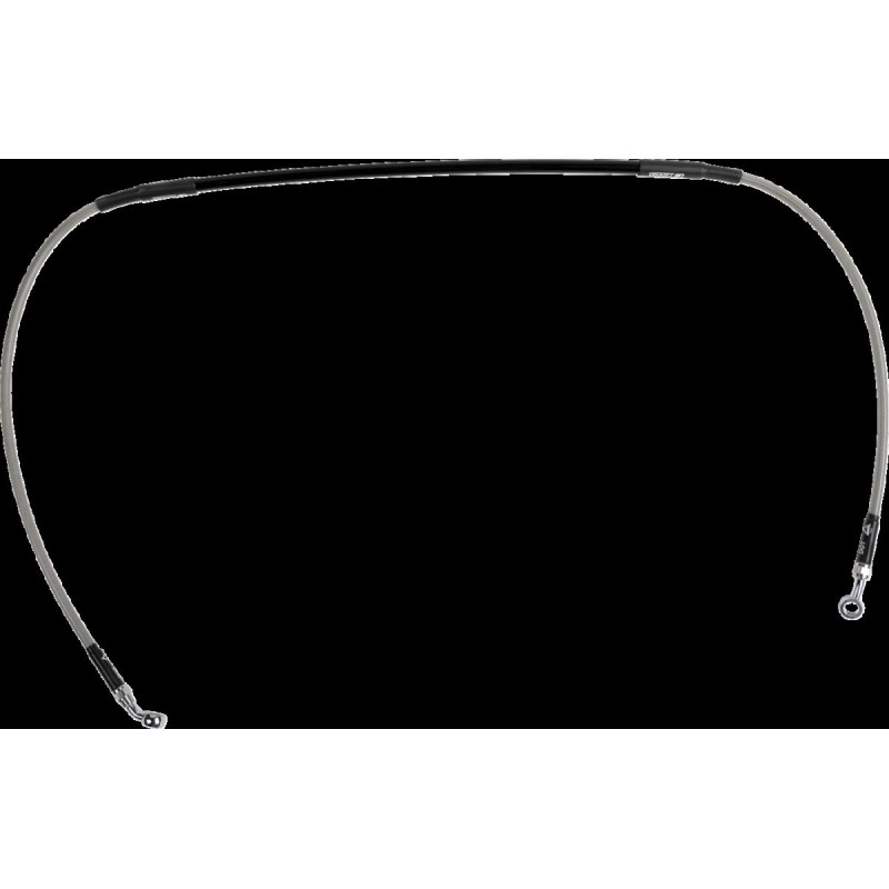 Latiguillo de freno de acero inoxidable trenzado Moose Racing - H02-1-066/P-CL