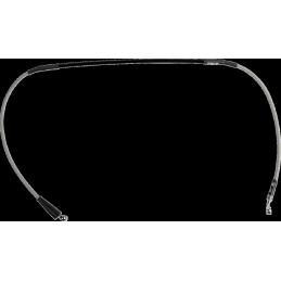 Latiguillo de freno de acero inoxidable trenzado Moose Racing - H02-1-068/P-CL