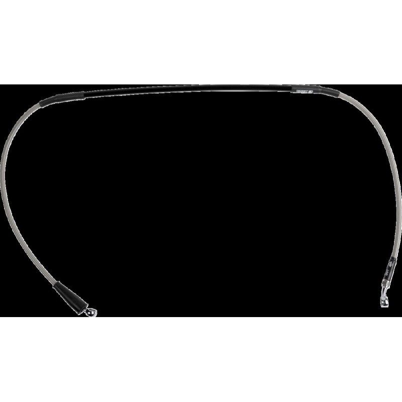 Latiguillo de freno de acero inoxidable trenzado Moose Racing - H02-1-068/P-CL