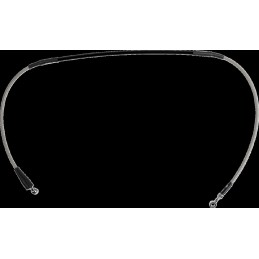 Latiguillo de freno de acero inoxidable trenzado Moose Racing - H02-1-069/P-CL