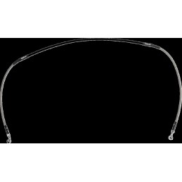 Latiguillo de freno de acero inoxidable trenzado Moose Racing - H02-1-070/P-CL