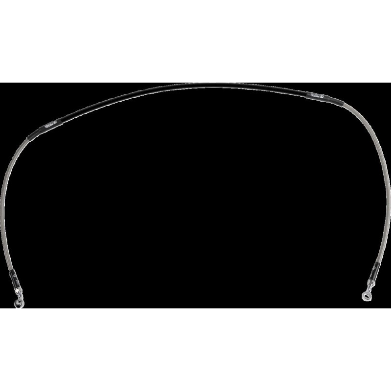 Latiguillo de freno de acero inoxidable trenzado Moose Racing - H02-1-070/P-CL