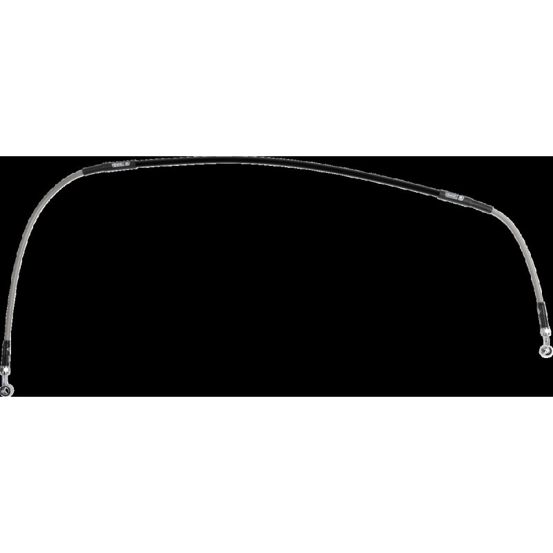 Latiguillo de freno de acero inoxidable trenzado Moose Racing - H02-1-072/P-CL