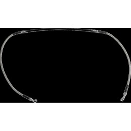 Latiguillo de freno de acero inoxidable trenzado Moose Racing - H02-1-074/P-CL