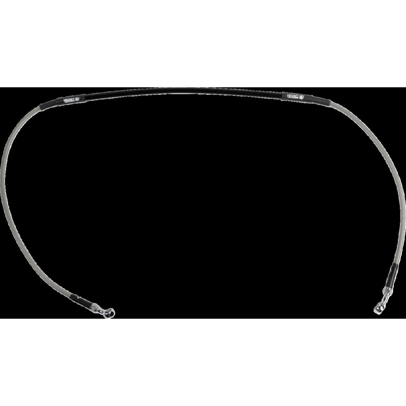 Latiguillo de freno de acero inoxidable trenzado Moose Racing - H02-1-074/P-CL