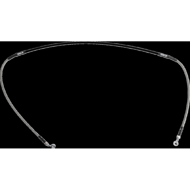 Latiguillo de freno de acero inoxidable trenzado Moose Racing - H02-1-075/P-CL