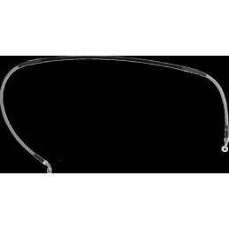 Latiguillo de freno de acero inoxidable trenzado Moose Racing - H02-1-079/P-CL