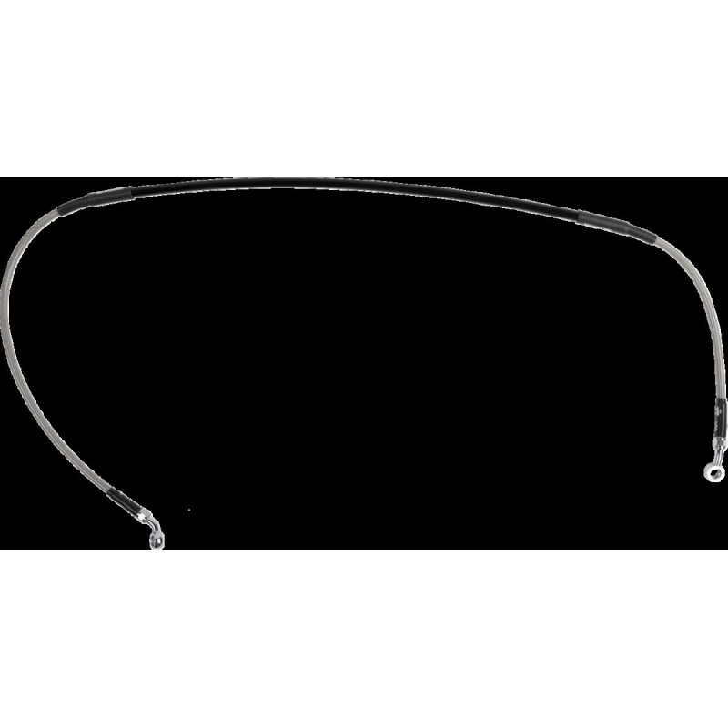 Latiguillo de freno de acero inoxidable trenzado Moose Racing - H02-1-079/P-CL