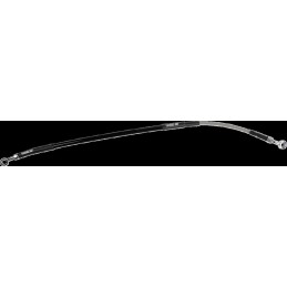 Latiguillo de freno de acero inoxidable trenzado Moose Racing - H02-2-037/P-CL