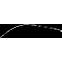 Latiguillo de freno de acero inoxidable trenzado Moose Racing - H02-2-038/P-CL