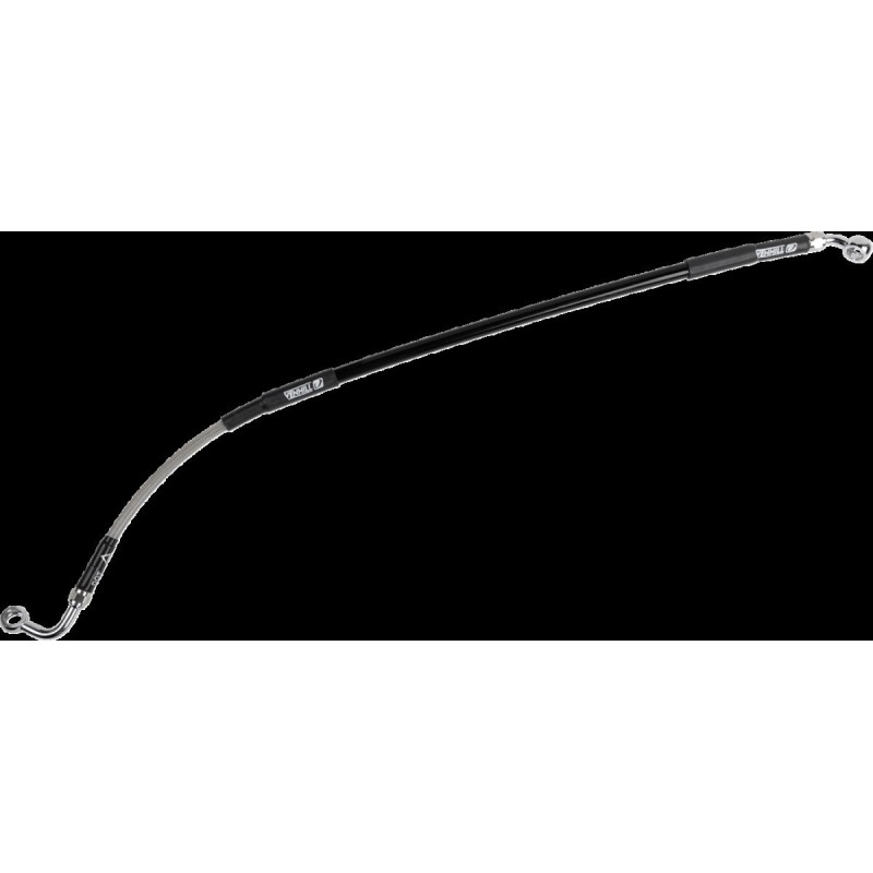 Latiguillo de freno de acero inoxidable trenzado Moose Racing - H02-2-040/P-CL