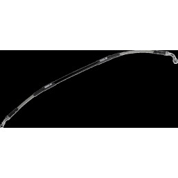 Latiguillo de freno de acero inoxidable trenzado Moose Racing - H02-2-052/P-CL