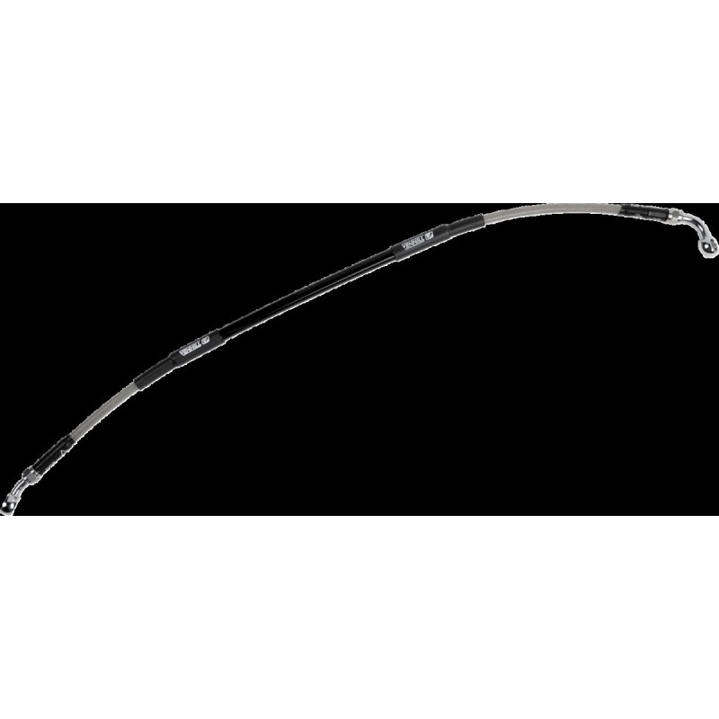 Latiguillo de freno de acero inoxidable trenzado Moose Racing - H02-2-052/P-CL
