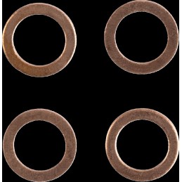 Latiguillo de freno de acero inoxidable trenzado Moose Racing - K01-1-037/P-CL