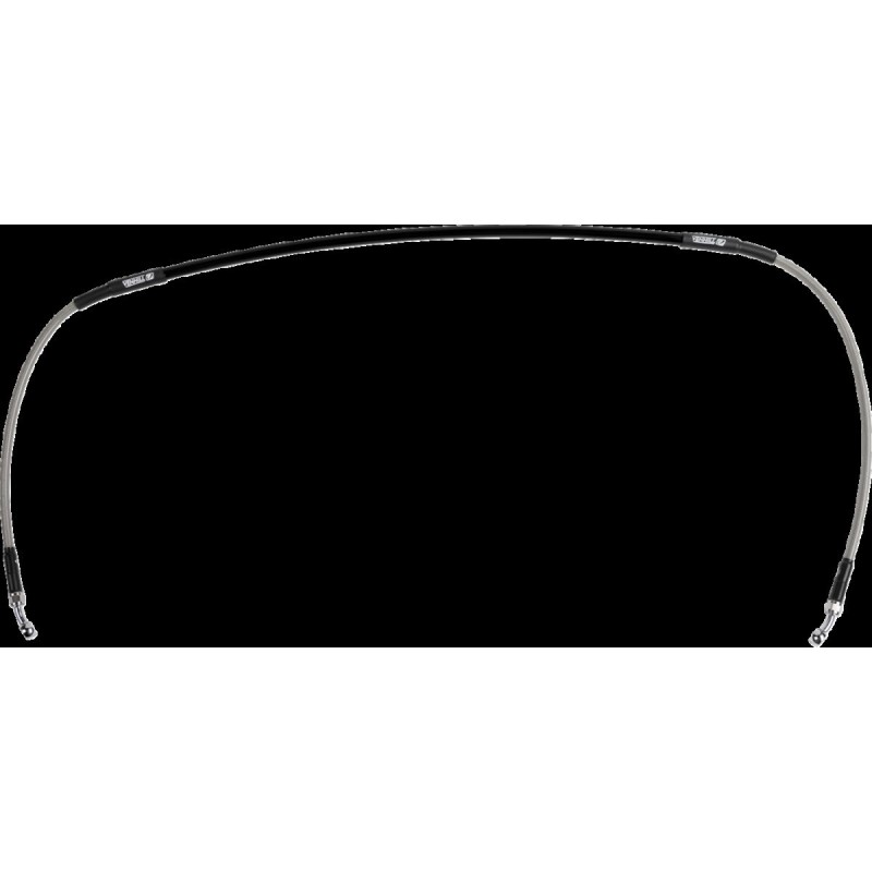 Latiguillo de freno de acero inoxidable trenzado Moose Racing - K01-1-038/P-CL