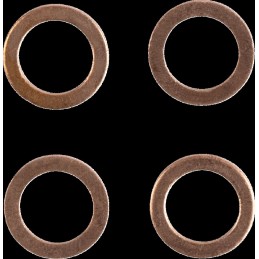 Latiguillo de freno de acero inoxidable trenzado Moose Racing - K01-1-038/P-CL