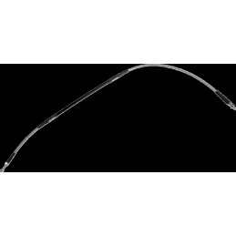 Latiguillo de freno de acero inoxidable trenzado Moose Racing - K01-1-043/P-CL