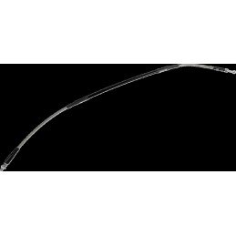 Latiguillo de freno de acero inoxidable trenzado Moose Racing - K01-1-047/P-CL