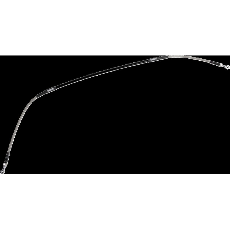 Latiguillo de freno de acero inoxidable trenzado Moose Racing - K01-1-049/P-CL