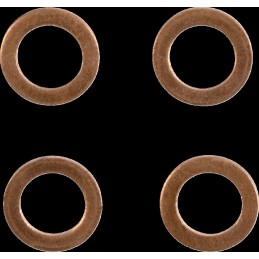 Latiguillo de freno de acero inoxidable trenzado Moose Racing - K01-2-033/P-CL