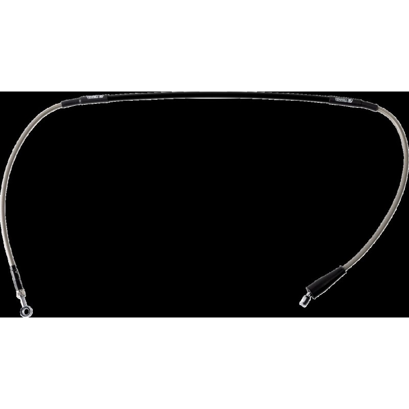 Latiguillo de freno de acero inoxidable trenzado Moose Racing - K02-1-034/P-CL