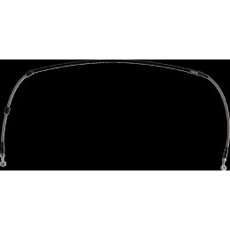 Latiguillo de freno de acero inoxidable trenzado Moose Racing - K02-1-035/P