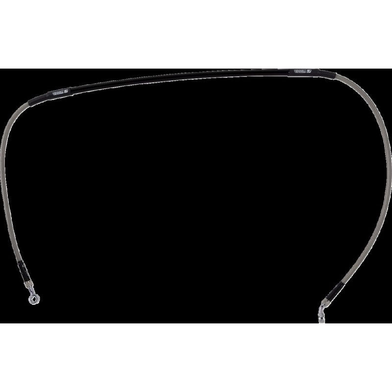 Latiguillo de freno de acero inoxidable trenzado Moose Racing - K02-1-053/P-CL
