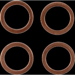 Latiguillo de freno de acero inoxidable trenzado Moose Racing - K02-2-012/P
