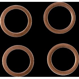 Latiguillo de freno de acero inoxidable trenzado Moose Racing - K02-2-019/P-CL