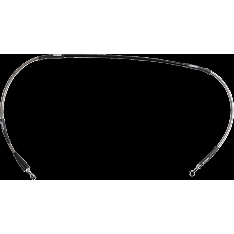Latiguillo de freno de acero inoxidable trenzado Moose Racing - S01-1-039/P-CL