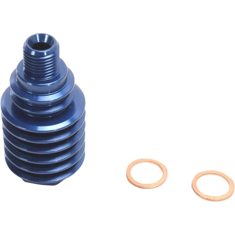 Enfriador de pinza de freno trasera de aluminio Moose Racing azul