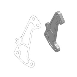Soporte de reubicación de pinza de freno Moto-Master para disco de 320 mm supermoto - 211065