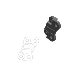 Soporte de reubicación de pinza de freno Moto-Master para disco de 260 mm - 211075