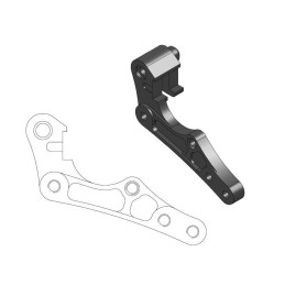 Soporte de reubicación de pinza de freno Moto-Master para disco de 320 mm supermoto - 211097