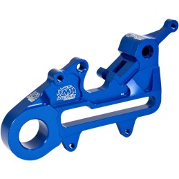 Soporte de reubicación de pinza de freno Moto-Master para disco de 220 mm trasero azul