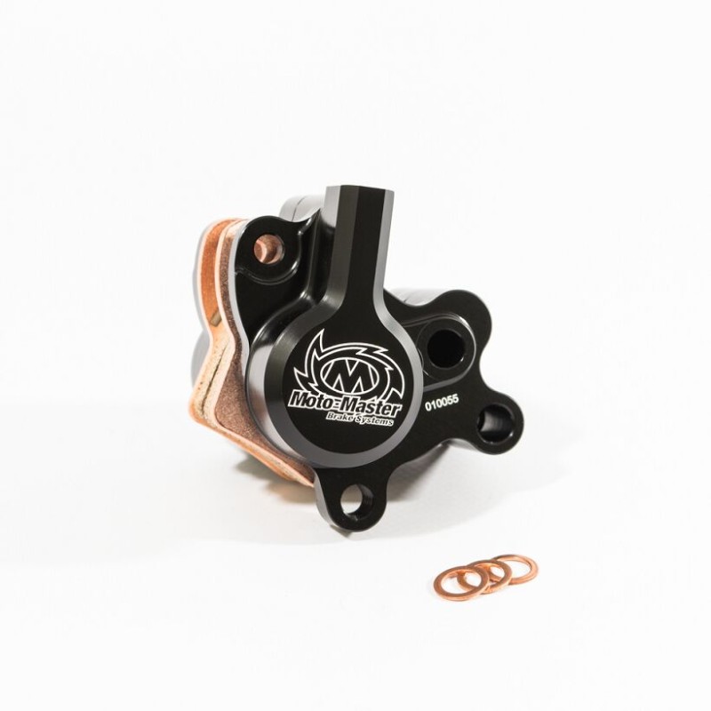 Pinza de freno trasera de 2 pistones Moto-Master negra - 210104