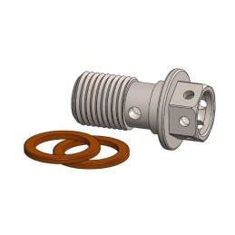 Tornillo banjo taladrado de competición M10 x 1,00 Moto-Master