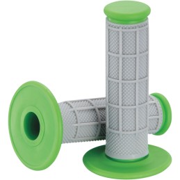 Puños Qualifier Half Waffle Moose Racing gris/verde