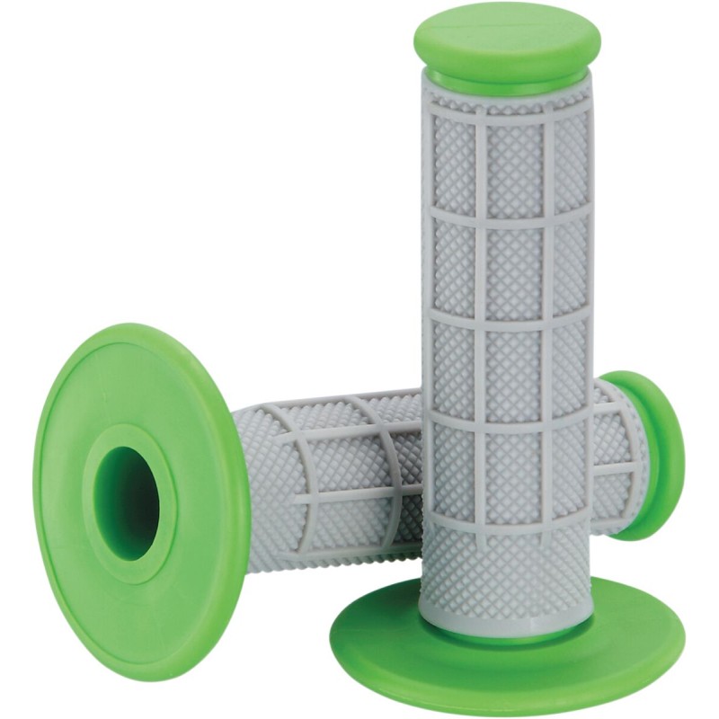 Puños Qualifier Half Waffle Moose Racing gris/verde