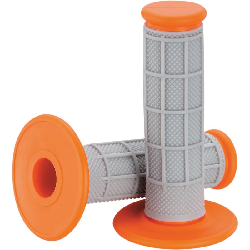 Puños Qualifier Half Waffle Moose Racing gris/naranja