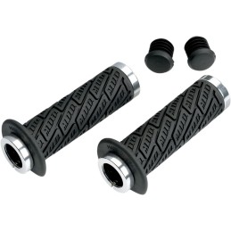 Puños lock-on Mud 7/8 Moose Racing negros