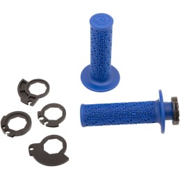 Puños lock-on Moose Racing azul/negro