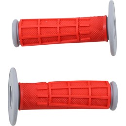 Puños Half Waffle de compuesto Moose Racing rojos