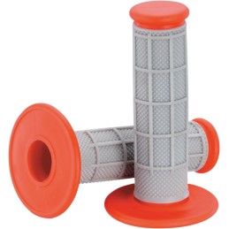 Puños Qualifier Half Waffle Moose Racing gris/rojo