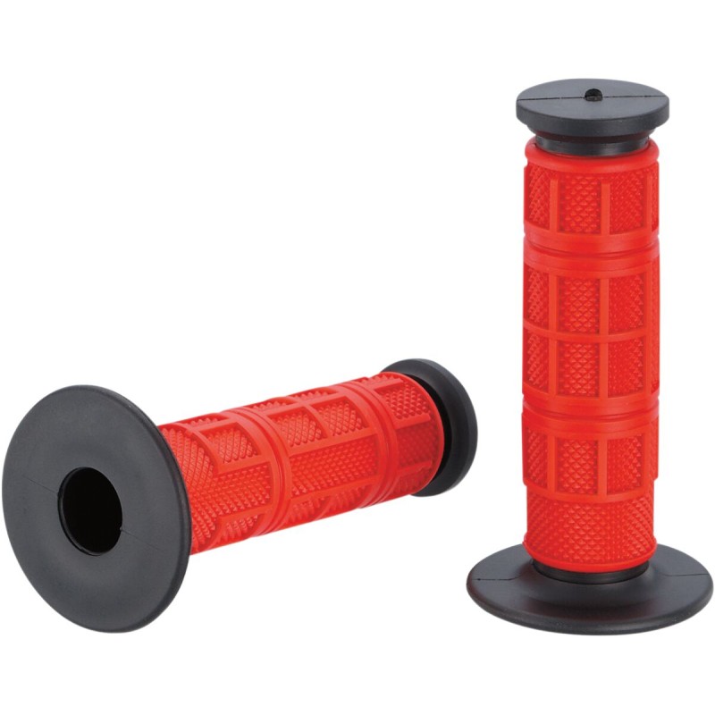 Puños Qualifier Full Waffle Moose Racing rojo/negro