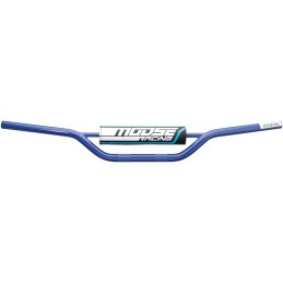 Manillar de acero Moose Racing Honda CR bajo azul