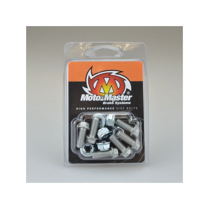 Tornillos de disco de freno Torx Moto-Master M6 x 16 con tuerca