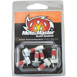 Tornillos de disco de freno Moto-Master M6 x 12 hexagonales